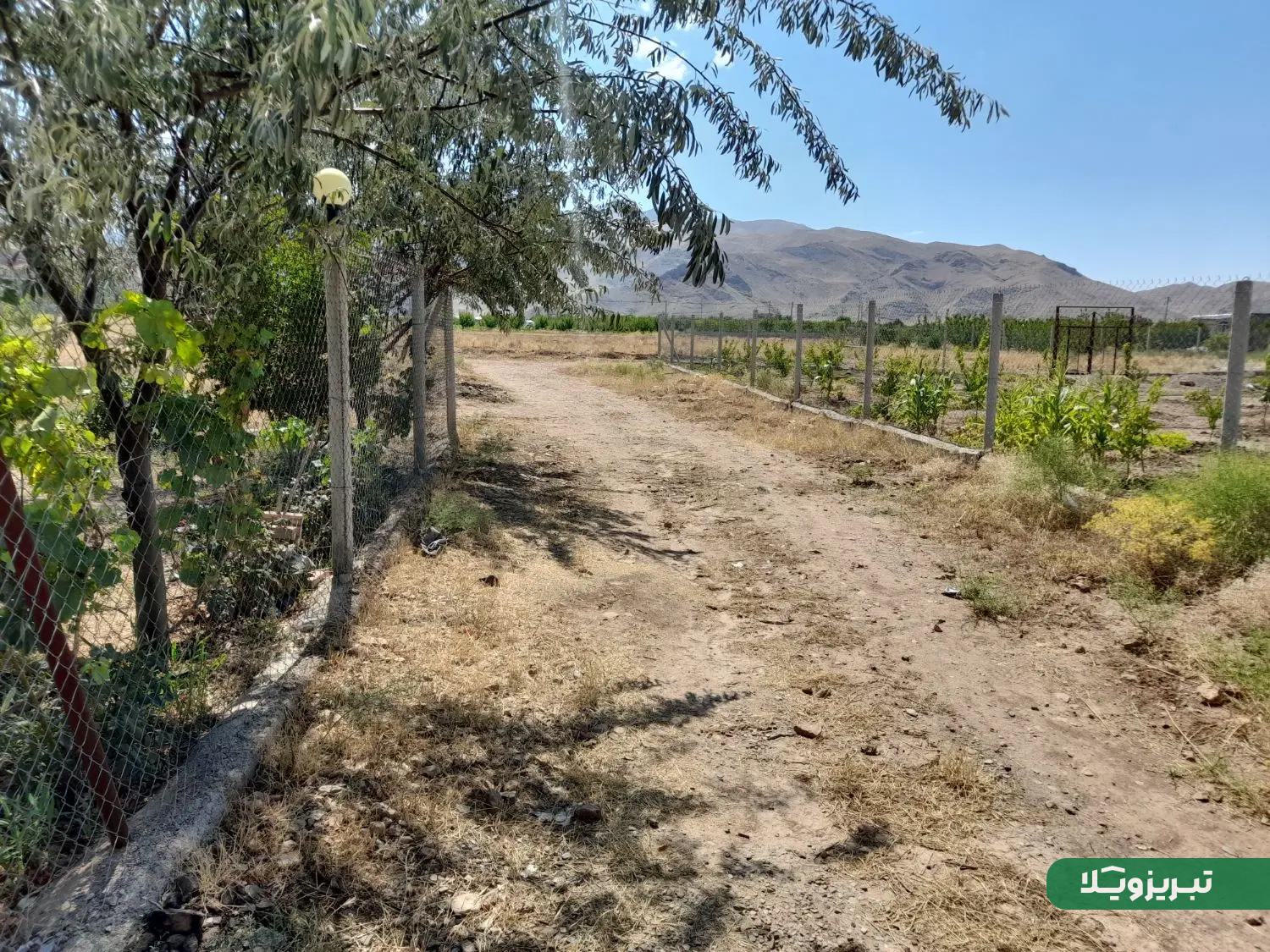 باغ ویلایی 1050 متری دارای 25 درخت پسته در جلفا